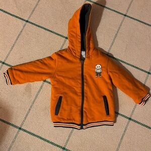 Mayoral Reversible Zip Hoodie with Panda, size 12 month